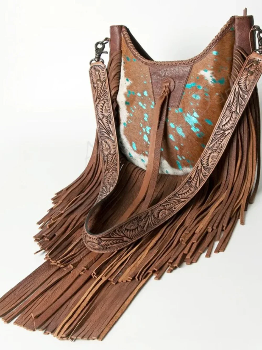 American Darling Desert Bloom Fringe Crossbody - Picture 6 of 7
